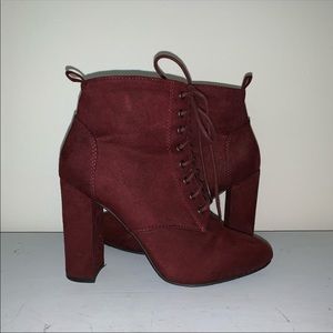 ModCloth lace-up ankle booties